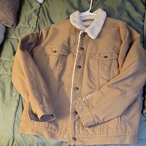 Levi's Brown Lightweight Shirt Jacket Rugged Design
